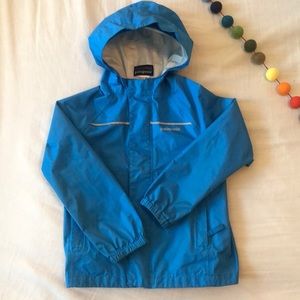 Patagonia Kids Blue Raincoat